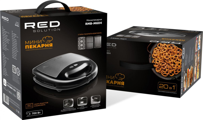 Мультипекарь RED SOLUTION RMB-M604,  черный