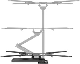 Кронштейн roome LDA41-443-R для телевизоров, диагональ экрана: 23"-65", настенный, максимальная нагрузка: 30 кг, угол наклона: +5/-10 °, угол поворота: +90/-90 °, VESA: 100x100, 100x200, 200x100, 200x200, 200x300