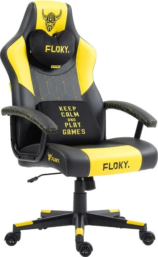 Кресло геймерское FLOKY Huginn Yellow