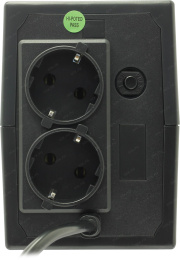 ИБП ExeGate Power Back BNB-450.LED.AVR.2SH 450VA/240W, LED, AVR,2*Schuko, батарея 12V 4.5Ah, металлический корпус, Black EP279215RUS
