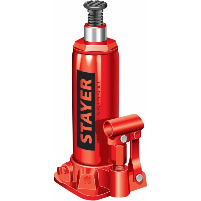 Гидравлический бутылочный домкрат Stayer RED FORCE 8т, 230-457 мм 43160-8_z01