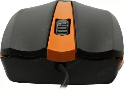Exegate EX280437RUS Мышь Exegate SH-9030BO black+orange, optical, 3btn/scroll, 1200dpi, USB