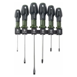 Набор отвёрток Дело Техники c трехкомпонентными рукоятками PH, SL; 6шт. 728060