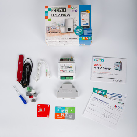 Контроллер Zont H-1V NEW Wi-Fi / GSM - отопительный термостат на 2 котла ML00005890