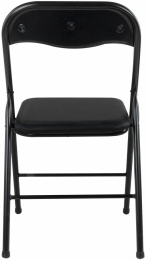 Стул Brabix Golf CF-007 комплект 4шт искусственная кожа черный металл черный на ножках 533032