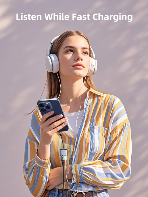 Адаптер CABLETIME CPA2G (CT-CMCC-AG) USB C на USB C Audio+USB C PD 60 Вт
