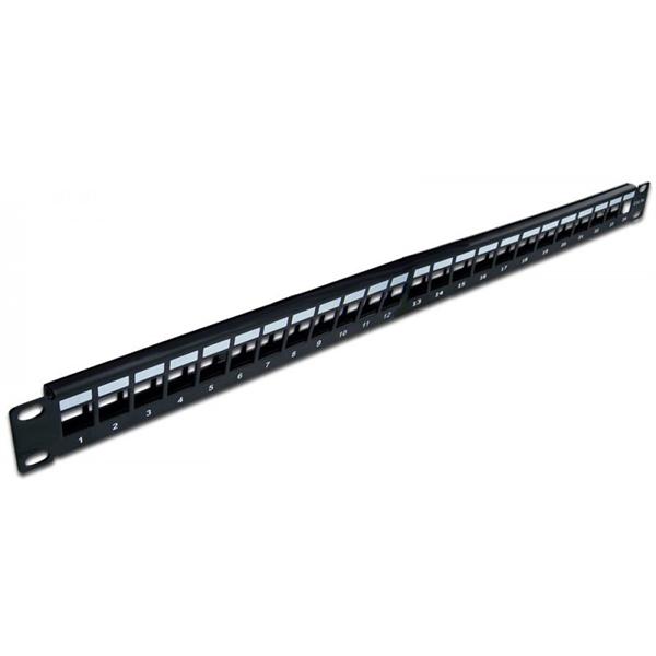 Патч-панель наборная Lanmaster (TWT-PP24OK-STP) 19" 1U 24xRJ45 FTP