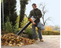 Воздуходувка-пылесос Stihl SHE 81 1400Вт пит.:от сети оранжевый/белый (48110110840)