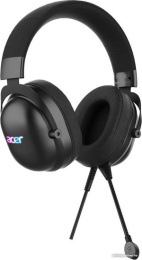 Наушники с микрофоном Acer AHW122 черный 2.1м мониторные USB оголовье ZL.HDSCC.01U