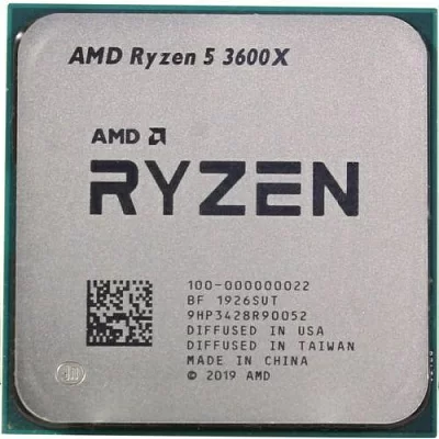 Процессор Socket-AM4 AMD Ryzen 5 3600X (100-000000022) 6C/12T 3.8GHz/4.4GHz 3+32Mb 95W oem