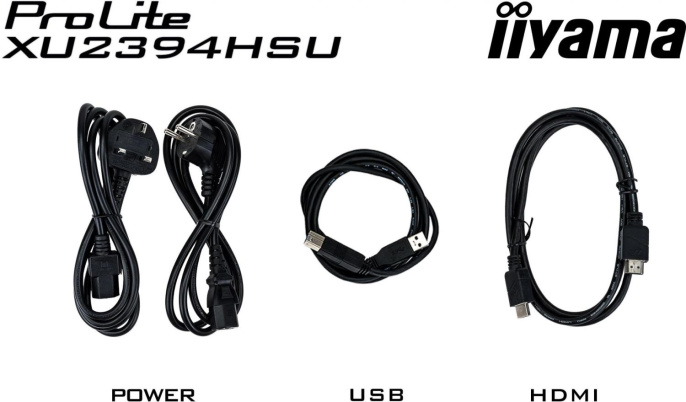 21.5" Монитор Iiyama ProLite XU2293HSU-B6,  1920x1080,  IPS,  100Гц,  1хHDMI,  1хDP,  черный