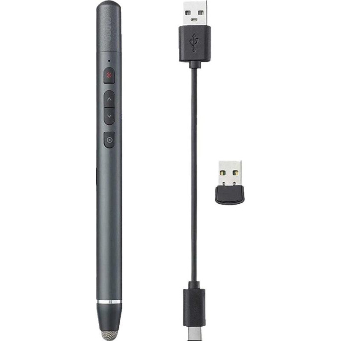 RAPOO Беспроводной презентер XR200, цвет - черный (13188)