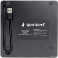 Внешний привод USB 3.0 Gembird DVD-USB-03 пластик, черный