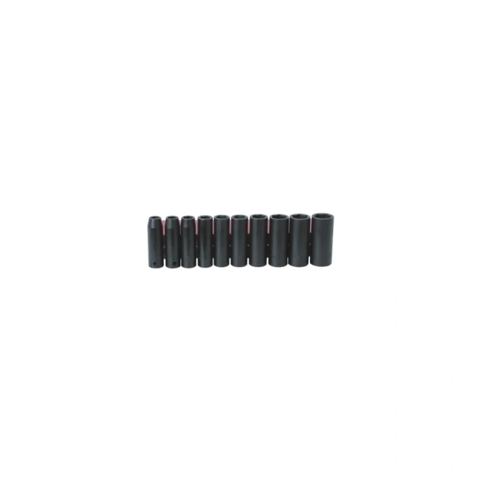 Набор ударных головок удлиненных SIS-4401 (10 шт; 1/2"DR; CR-VA) SUMAKE 637000