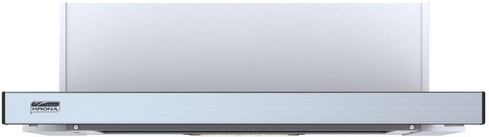 Встраиваемая вытяжка Krona Kerry 600, управление кнопочное, нержавеющая сталь/белый [00026267]