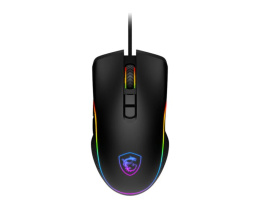 Мышь проводная Mouse MSI FORGE GM300, Wired, 118g, DPI 7200, Symmetrical design, RGB LED, black (S12-0402300-HH9)