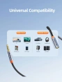 Удлинительный аудиокабель CABLETIME CF19N (CT-AE35M-AG3) 3 м, стерео 3,5 мм - Black Braided