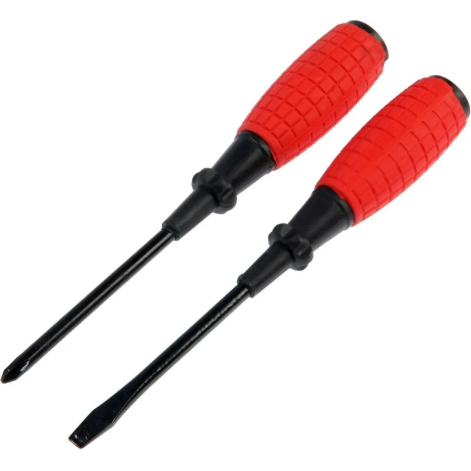 Набор отверток LOM обрезиненные рукоятки, PH2 и SL6 х 100 мм, 2 шт. 5295975