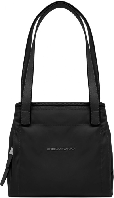 Сумка женская Piquadro Lyra BD6723W92T/N с отделением для ноутбука черный ткань/натур.кожа