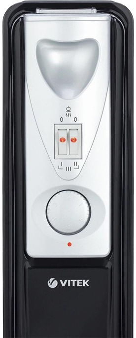 Масляный радиатор Vitek VT-1717, 1500Вт, черный