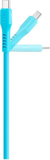 Кабель ttec 2DK59NM USB Type-C - USB Type-C (1.2м, голубой) USB 2.0 Type-C, голубой, длина 1.2 м