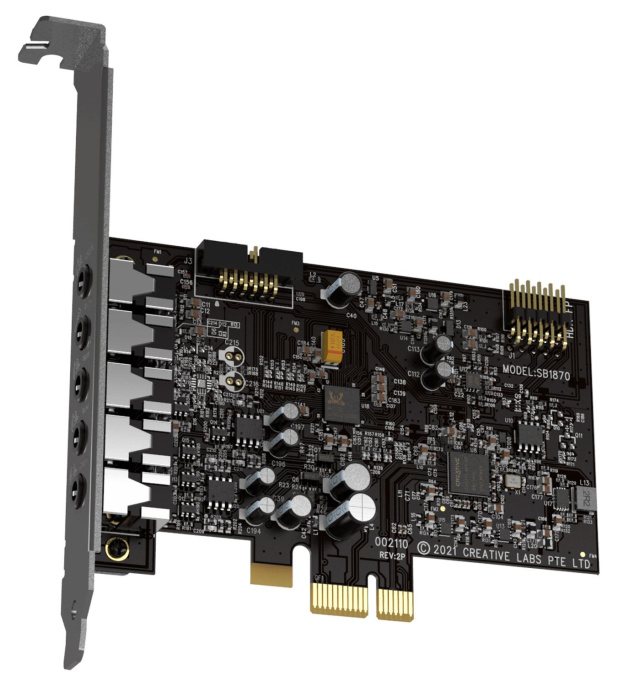 Звуковая карта PCI-E Creative Audigy FX V2,  5.1, Ret [70sb187000000]