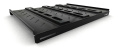Полка стационарная Hyperline TSH3H-650-RAL9004 1U нагр.:100кг. 19" 650мм черный