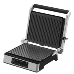 Электрический гриль RAGEX R785, 2000Вт, цвет: 900 (серебристый)