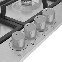 Газовая варочная поверхность Indesit THPM 642 IX/I нержавеющая сталь