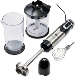 Блендер погружной Hyundai HYB-H3935 1200Вт черный/серебристый