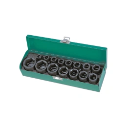 Набор ударных головок 1/2" HONITON, 15 предметов ISK40015M В0000000182961