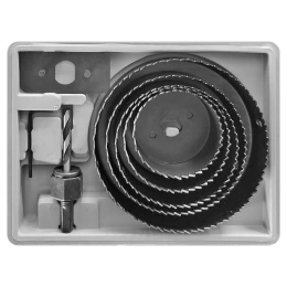 Пилы круговые 68 -127 мм, Профи (5 шт: 68, 72, 82, 102, 127 мм) в кейсе FIT 36764