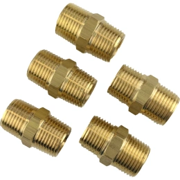 Ниппель пневмо 3/8" НР, 5 шт HG 1645078