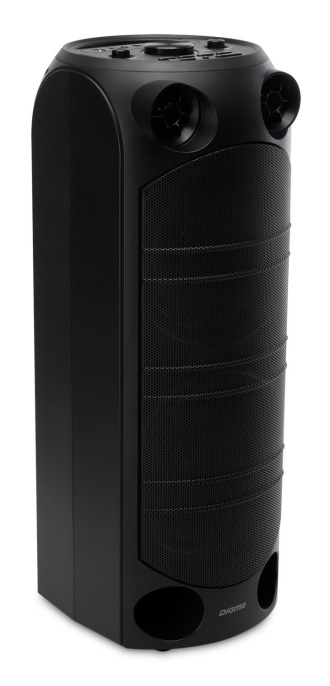 Музыкальный центр Digma D-MC1720, 80Вт, с караоке, Bluetooth, FM, USB, micro SD, черный