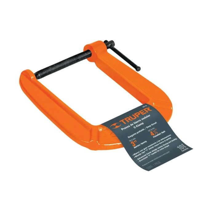 Удлиненная струбцина TRUPER 17692, 76 мм