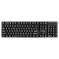 Комплект ExeGate Professional Standard Combo MK110 (клавиатура мультимедийная влагозащищенная 104кл. + мышь оптическая 1000dpi, 3 кнопки и колесо прокрутки, длина кабелей 1,5м; USB, черный, Color Box) EX295302RUS