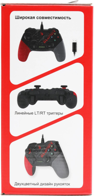 Геймпад A4Tech Bloody GP30 Sports черный/красный USB виброотдача обратная связь GP30 SPORTS RED