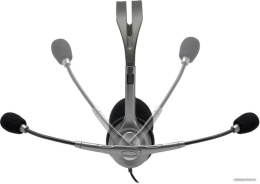 Гарнитура проводная LOGITECH Headset H111 Stereo серый (1хJack 3.5mm, кабель 1.8м) (981-000588)