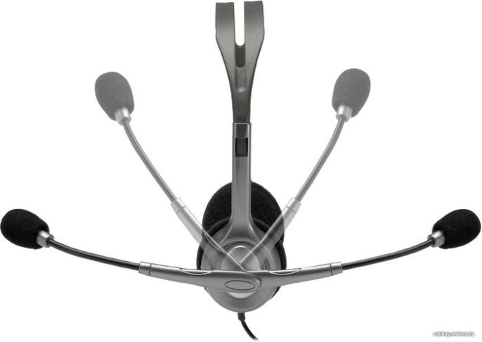 Гарнитура проводная LOGITECH Headset H111 Stereo серый (1хJack 3.5mm, кабель 1.8м) (981-000588)