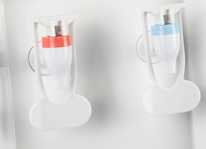 Кулер VATTEN V09WE, напольный, электронный, «push» - кран, белый [7253]