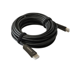 Кабель аудио-видео Digma HDMI 2.0 AOC, HDMI m - HDMI m , ver 2.0, 30м, GOLD, черный [bhp aoc 2.0-30]