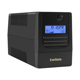 ИБП ExeGate Smart LB-450.LCD.AVR.4C13 450VA/270W, LCD, AVR, 4*C13, батарея 12V 4.5Ah, Black EX299630RUS