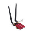 Адаптер беспроводной связи Wi-Fi CUDY BE9300 7 PCI Express Adapter 7 Bluetooth 5.4 PCI Express Adapter with Heatsink, Intel BE200 module, Tri-band 2T2R, 5.8Gbps@6Ghz+2.8Gbps@5GHz + 688Mbps@2.4GHz, 802.11be/ax/ac/a/b/g/n, Magnetized antenna base, 2 high