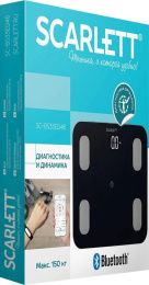 Весы напольные электронные Scarlett SC-BS33ED46 макс.150кг черный