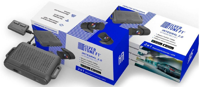 Видеорегистратор SilverStone F1 Integral 2.0,  черный