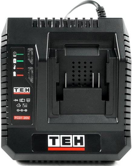 Гайковерт TEH LW1500N-1B (мах крутящий момент: 1500 нм, 3 режима работы, патрон: 3/4 дюйма с отверстием и фрикционным кольцом,комплектация: акб 6ач, зу, кейс)