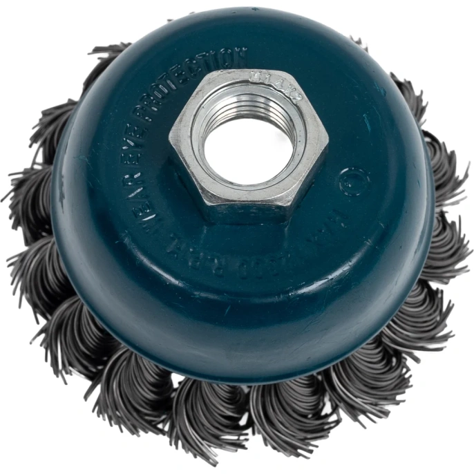 Кордщетка чашеобразная стальная витая 60 мм для УШМ Forsage F-BWC125 19920 F-BWC125 19920