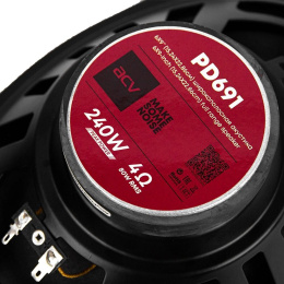 Колонки автомобильные ACV PD-691 BEATS,  16x23 см (6x9 дюйм.),  комплект 2 шт. [42975]