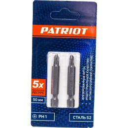Бита (2 шт; PH1; 50 мм) PATRIOT 818010027