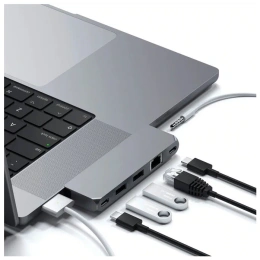 Хаб Satechi Pro Hub Mini. Цвет - Серый космос